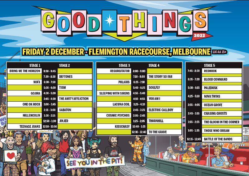 More acts join Good Things lineup, set times revealed