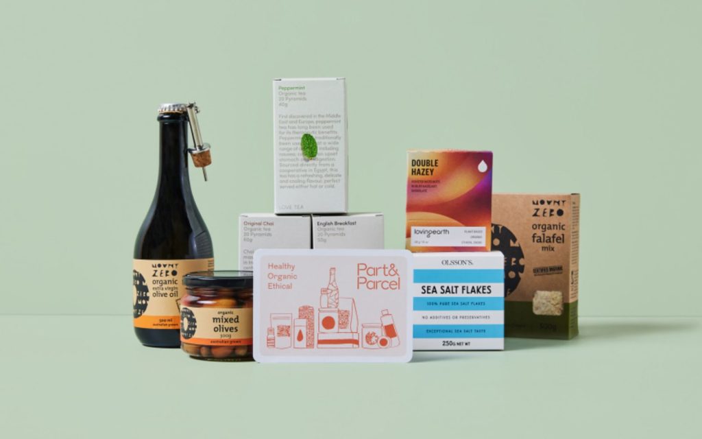 organic food shopping