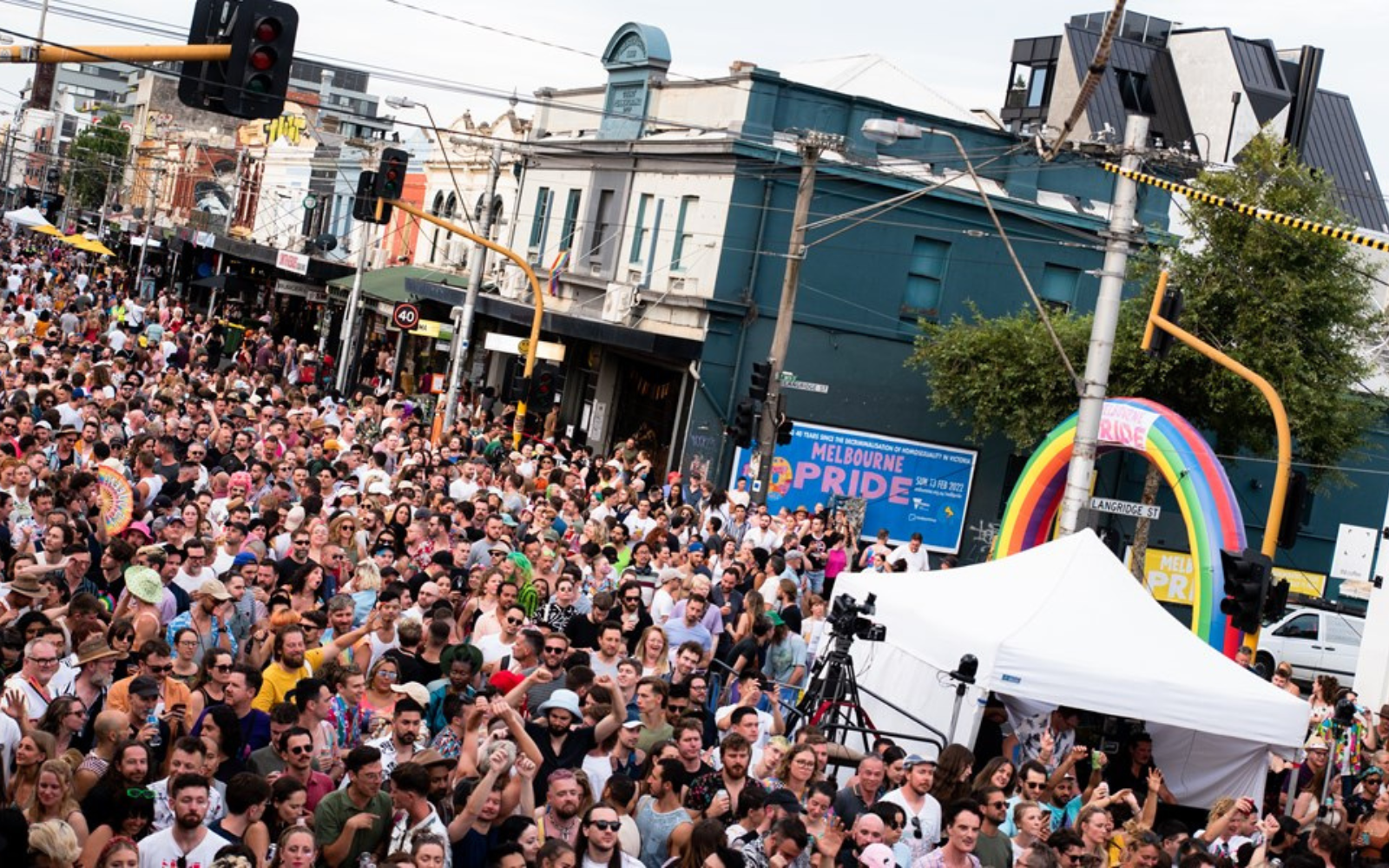 There's a massive street party happening in Fitzroy this Sunday