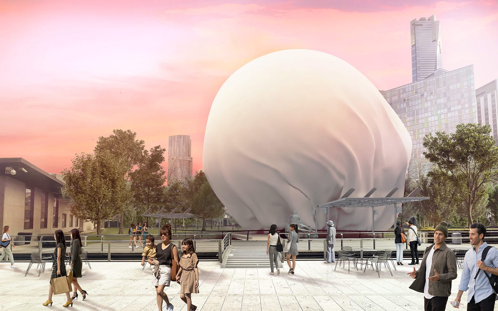 This Is) Air: The NGV's new public artwork is a sphere that can breathe