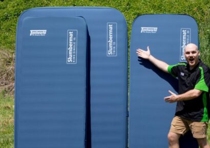 self-inflating camping mattress