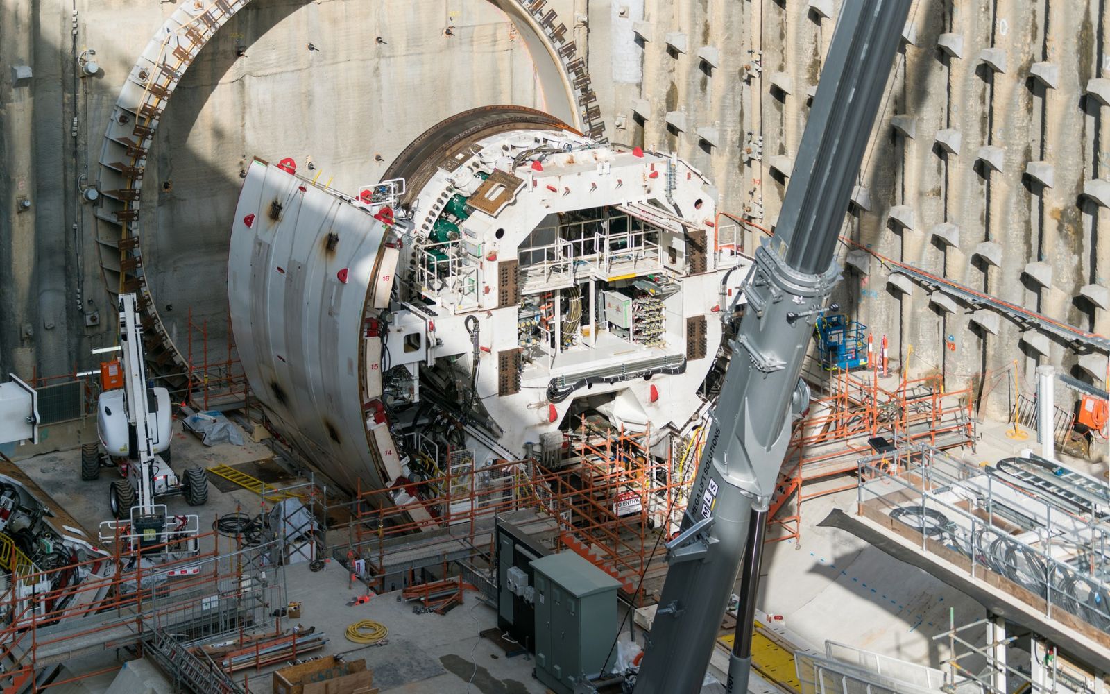 Suburban Rail Loop tunnel boring machines