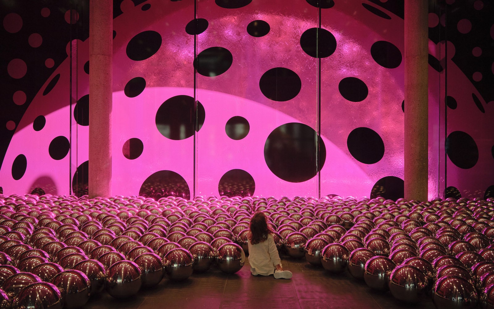 There's a massive immersive Yayoi Kusama retrospective opening this weekend at the NGV