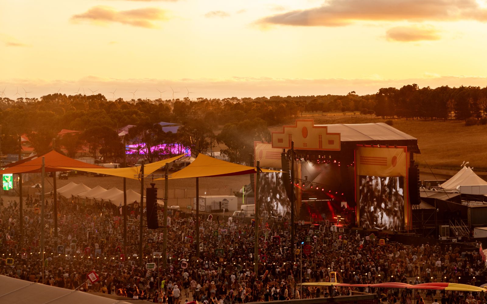 The sun setting over BTV last year.