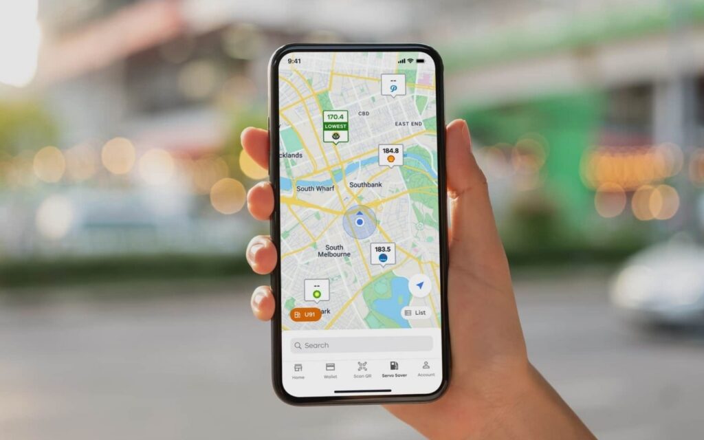 A photo of The Servo Saver fuel price cap feature launched on the Service Victoria app in October 2025.