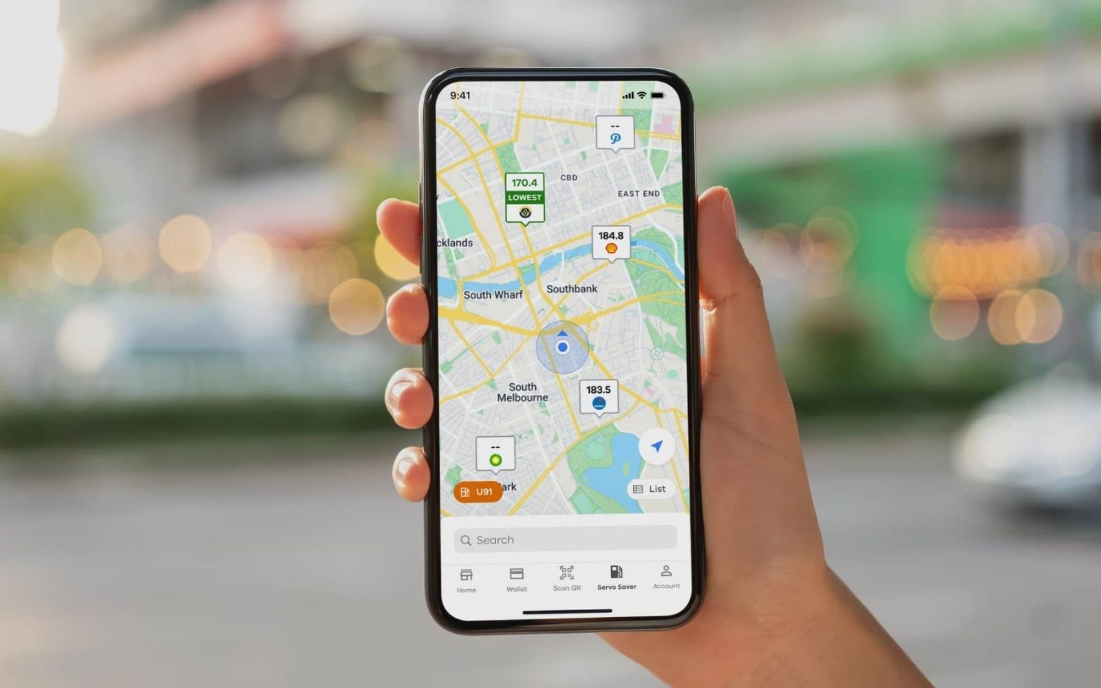 A photo of The Servo Saver fuel price cap feature launched on the Service Victoria app in October 2025.