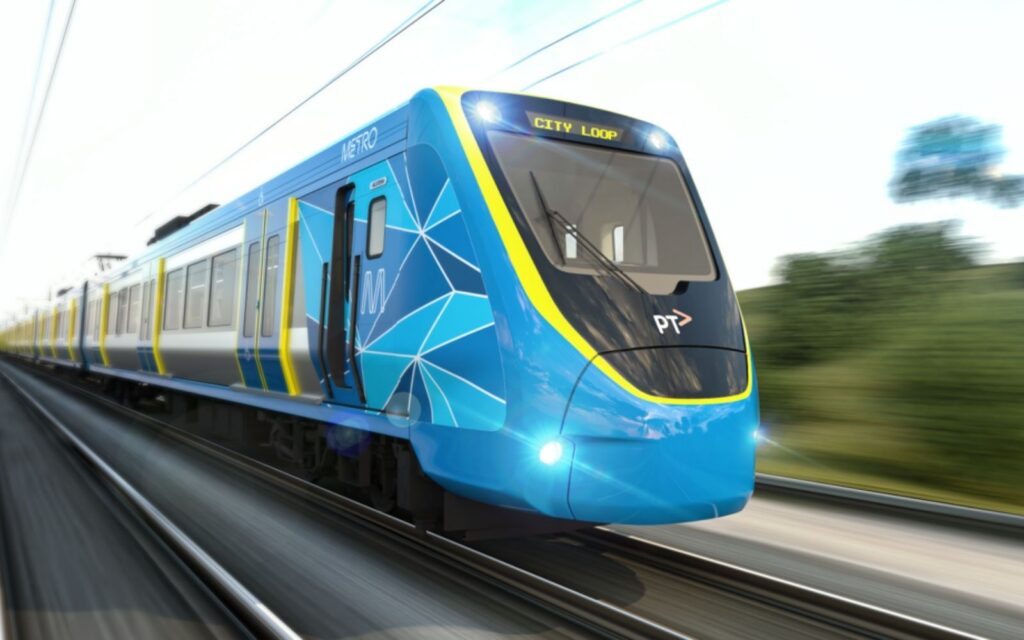 Melbourne train drivers are training on a full-size X'Trapolis 2.0 replica simulator