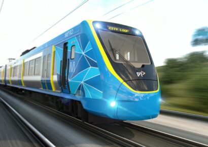 Melbourne train drivers are training on a full-size X'Trapolis 2.0 replica simulator