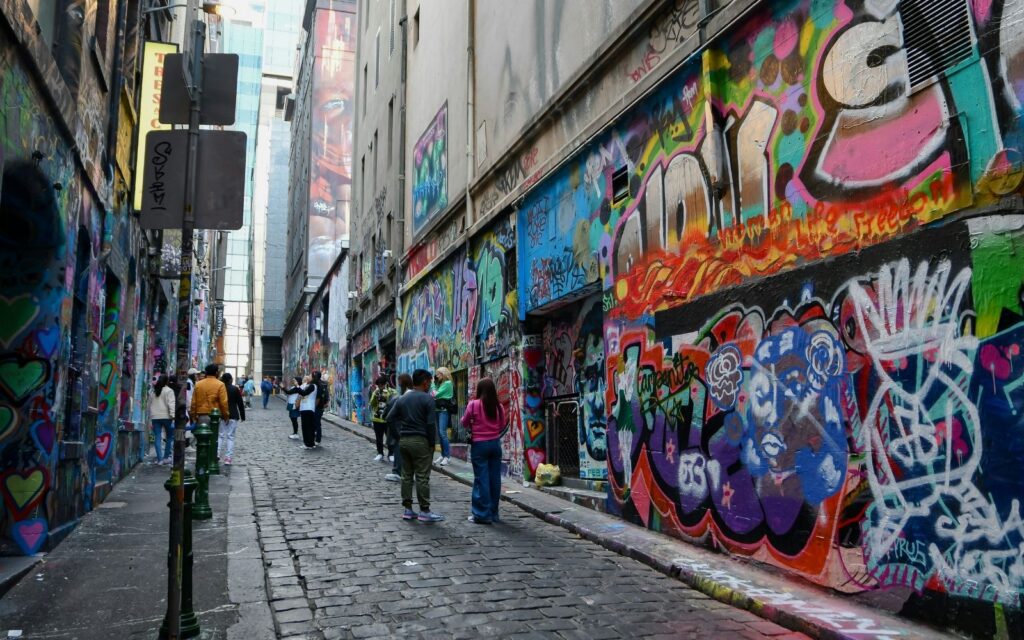Melbourne laneway - Hosier Lane.