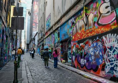 Melbourne laneway - Hosier Lane.