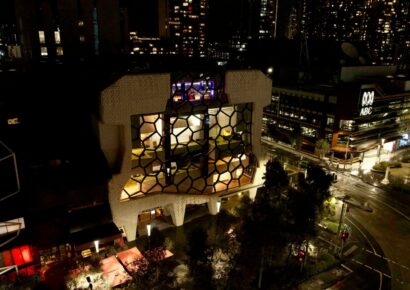 Melbourne new live music venue at night