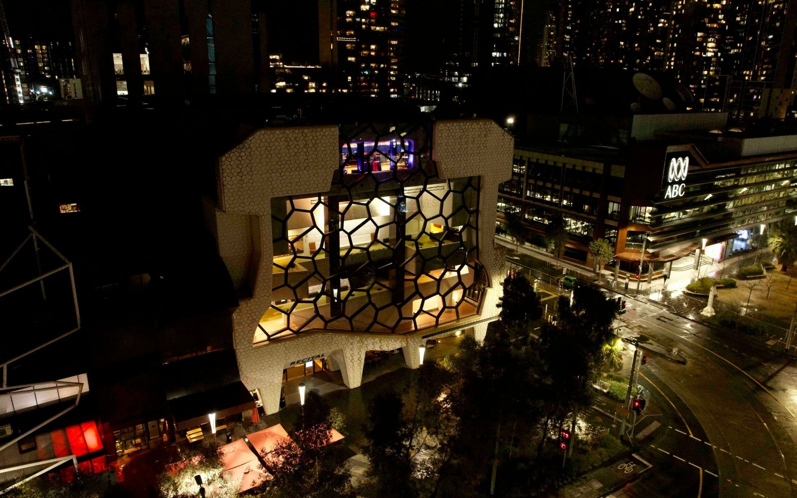 Melbourne new live music venue at night